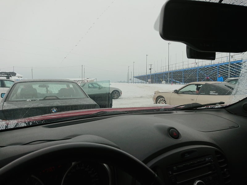 Some one brought their 240sx drift car.